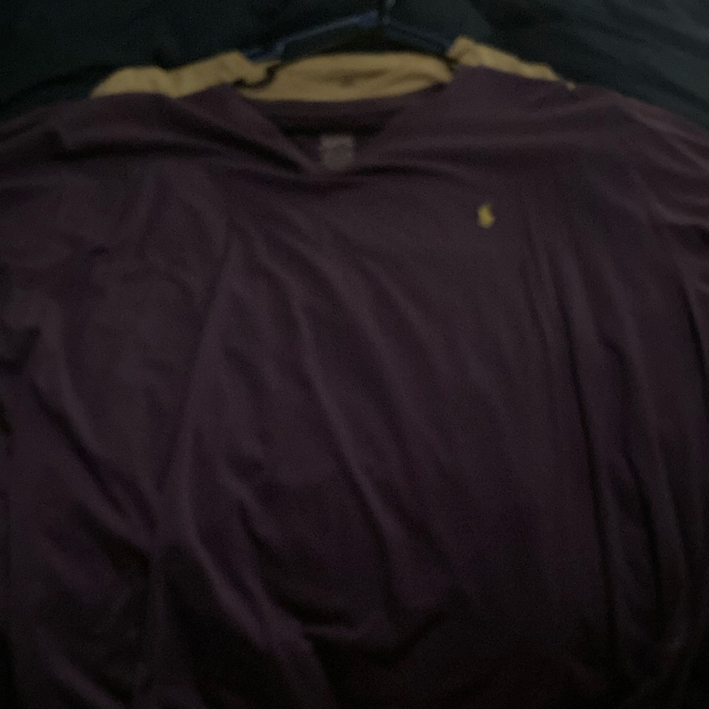 Purple & Yellow Polo T-Shirt